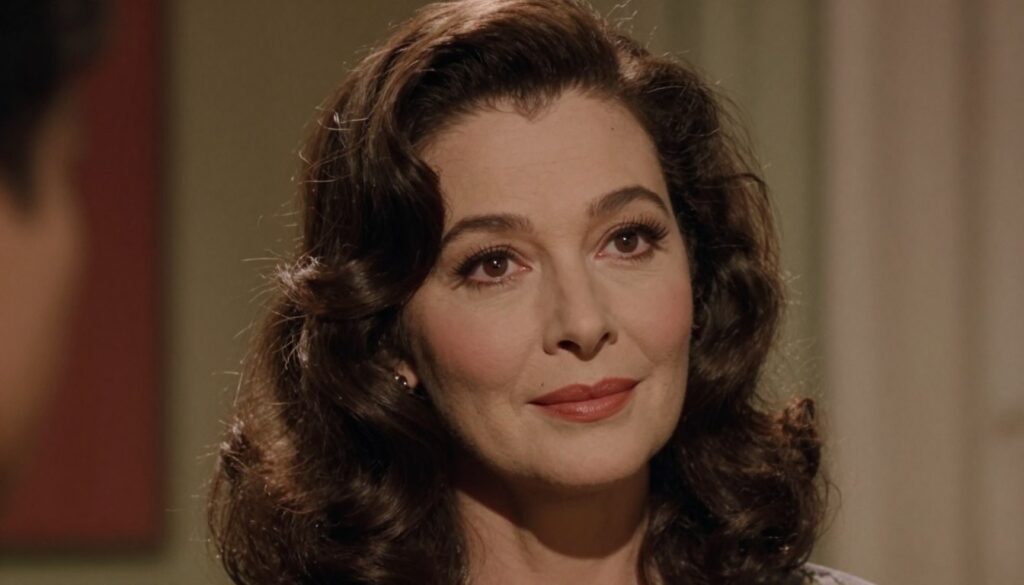 A close-up portrait of a middle-aged woman with striking features reminiscent of an actress, capturing the essence of Poli Raksa. She has medium-length wavy hair, expressive eyes that convey depth and emotion, and a subtle smile that reflects her charisma. The background is softly blurred, featuring a vintage-style movie set with warm lighting, creating a nostalgic atmosphere. The lighting is soft yet focused, highlighting her face while casting gentle shadows that enhance her features. The angle is slightly elevated, giving a perspective that emphasizes her presence. The scene should evoke a sense of admiration and respect for her legacy in film, embodying both the weight and charm of her on-screen persona. A close-up portrait of a middle-aged woman with striking features reminiscent of an actress, capturing the essence of Poli Raksa. She has medium-length wavy hair, expressive eyes that convey depth and emotion, and a subtle smile that reflects her charisma. The background is softly blurred, featuring a vintage-style movie set with warm lighting, creating a nostalgic atmosphere. The lighting is soft yet focused, highlighting her face while casting gentle shadows that enhance her features. The angle is slightly elevated, giving a perspective that emphasizes her presence. The scene should evoke a sense of admiration and respect for her legacy in film, embodying both the weight and charm of her on-screen persona.